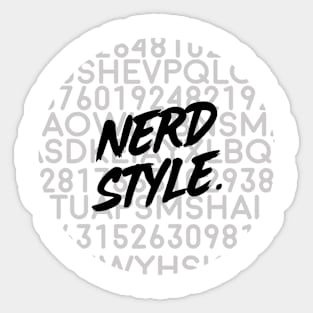 Nerd Style Sticker